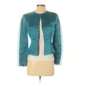 giorgio armani blue vintage italy silk Jacket